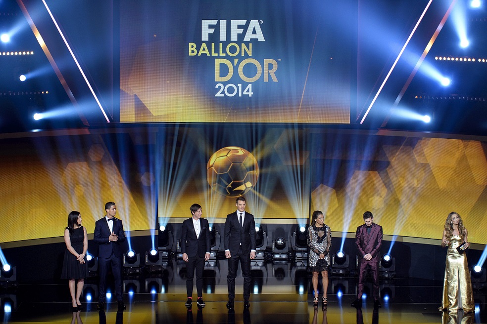FIFA Ballon d'Or awarding ceremony in Zurich