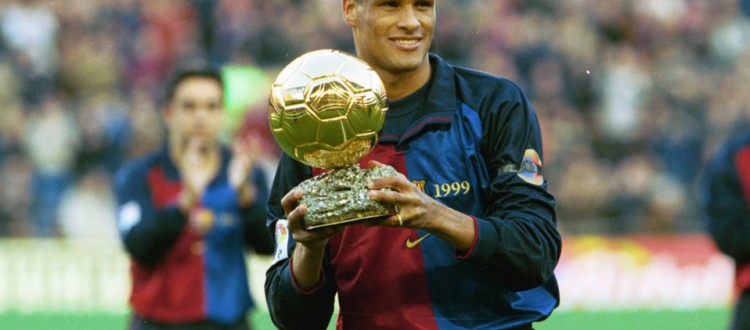 Rivaldo w 1999 roku został zdobywcą Złotej Piłki.